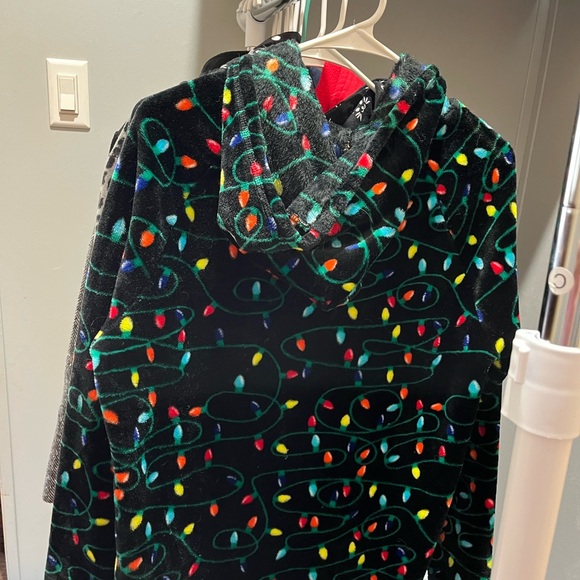 Colorful String Light Pattern Hoodie - Picture 4 of 4